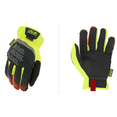 Mechanix WearÂ® Hi-Viz FastFitÂ® D4-360 Gloves (Small, Black/Fluorescent Yellow)