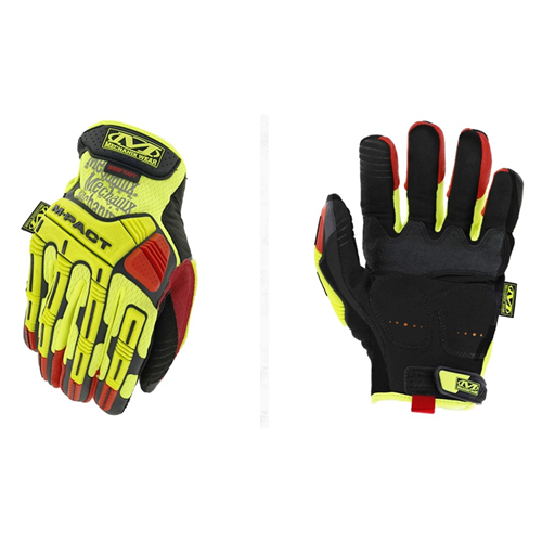 Mechanix WearÂ® Hi-Viz M-PactÂ® D4-360 Gloves (Medium, Fluorescent Yellow)