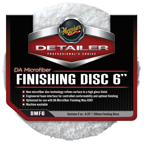 Meguiar'sÂ® DA Microfiber Finishing Disc 6 in. (2-Pack)