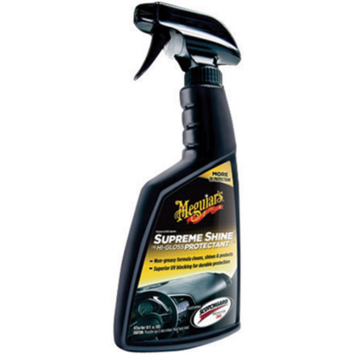 Meguiar'sÂ® Supreme Shine Protectant for Vinyl, Rubber and Plastic in 450 ml. Spray Bottle