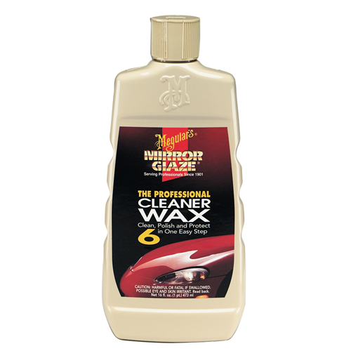 Meguiars M0616 Mirror Glaze Liquid Cleaner Wax, 16 Oz.