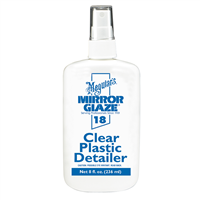 Meguiars M1808 Mirror Glaze Clear Plastic Detailer, 8 oz.