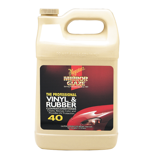 Meguiar's Pro Vinyl and Rubber Cleaner/Conditioner, 1 Gallon