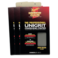 Meguiars S1025 Meguiar's Unigrit Finishing Paper, 1000 Grade