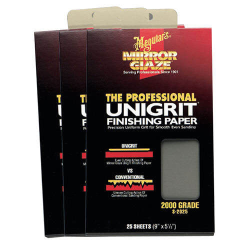 Meguiar'sÂ® UnigritÂ® Finishing Paper, 1000 Grade