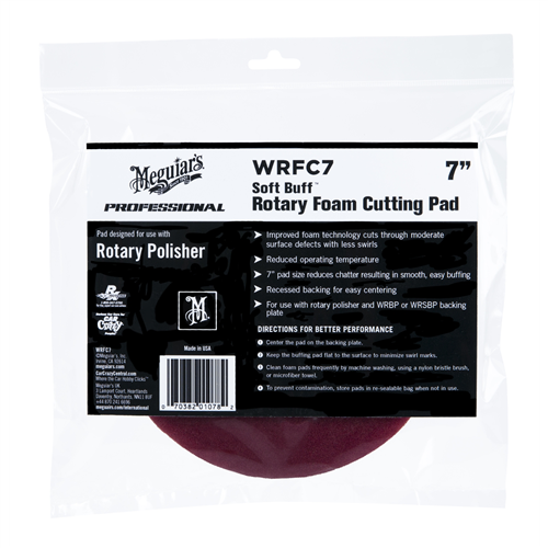 Meguiar'S Automotive Wrfc7 Soft Buff? Rotary Foam Cutting Pad (7)