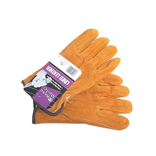 Lined Deluxe Split Leather Drivers Gloves, X-Large