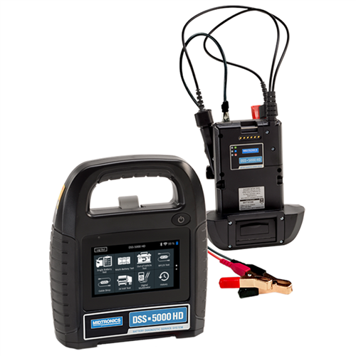 Midtronics Dss-5000 Hd Kit Battery Analyzer; Tester, Charging Dock, Amp Clamp