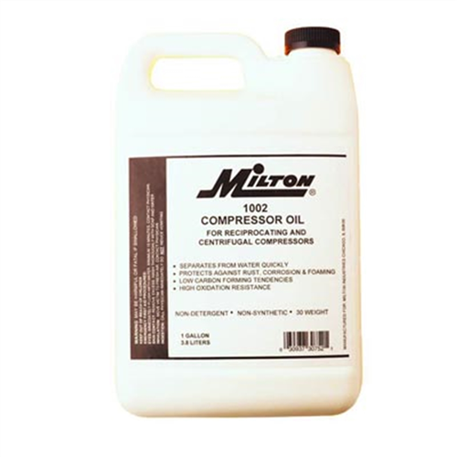 Milton Industries 1002 Compressor Oil, 1 Gallon