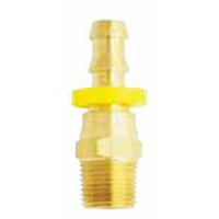 Milton Industries 1706-6 1/4" Male End, 3/8"Id Hose, Full Swvl