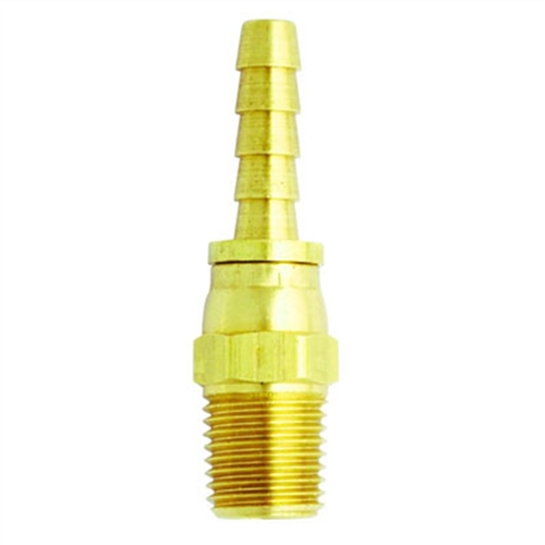 Milton Industries 611-4 1/4" M. End, 1/4" Id Hose - Full Swivel