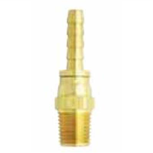 1/2" M. End, 1/2" ID Hose - Fu