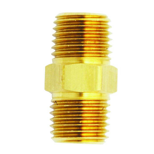 Milton Industries 647-2 M. Hex Nipple, 1/2" X 1/2" Npt