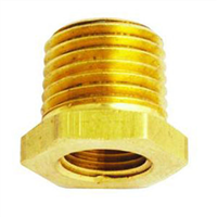 Milton Industries 651 3/8" NPT Male x 1/4" NPT Female Brass Reducer Bushings