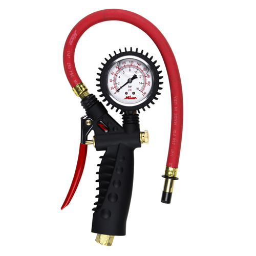 Analog Inflator Gauge w/ Straight Chuck