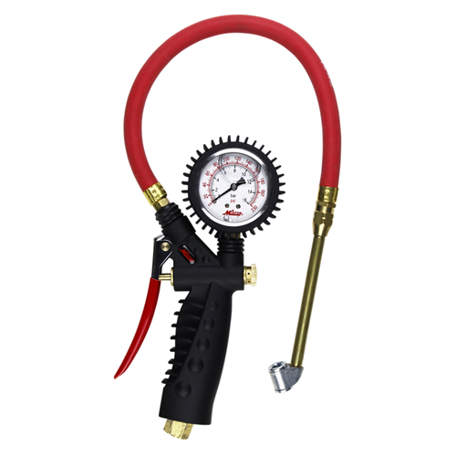 Analog Inflator Gauge w/ Dual Head Chuck