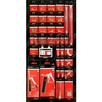 Milton Industries S-Grsgun 2' X 4' Grease Gun Merchandiser