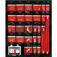 Milton Industries S-Grsgun2X2 2' X 2' Grease Gun Merchandiser