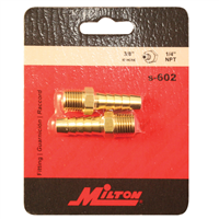 Male Brass Hose End 3/8in. ID Hose x 1/4in. NPT