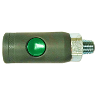 1/4" NPT Male, T-Style Safety Coupler
