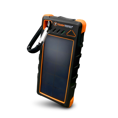 Solar Power Bank 16000mAh with Flashlight