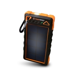 Solar Power Bank 8,000mAh with Flashlight