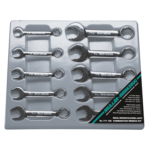 Mueller - Kueps 711 100 Combination Wrench 10-Piece Kit