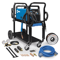 MILLER ELECTRIC MFG LLC 951715 Millermatic 211 MIG Welder with Cart & Cover