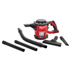 MilwaukeeÂ® M18â„¢ Compact Vacuum with 4 ft. Hose, Crevice Tool, Extensions and Floor Tool