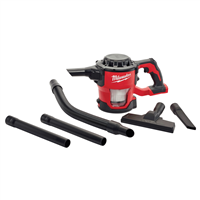 MilwaukeeÂ® M18â„¢ Compact Vacuum with 4 ft. Hose, Crevice Tool, Extensions and Floor Tool