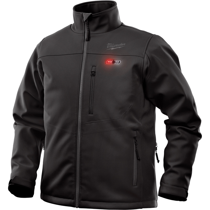 MilwaukeeÂ® M12â„¢ Heated TOUGHSHELL Jacket Kit 2X (BLACK)