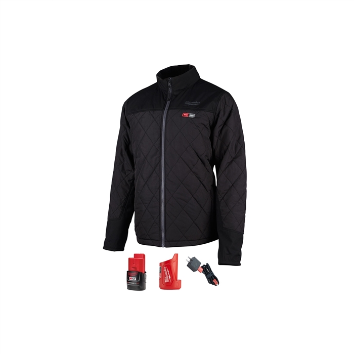 MilwaukeeÂ® M12â„¢ Heated Axis Jacket Kit, Size 3X (Black)