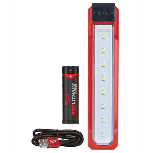 Milwaukee USB Rechargeable ROVER Pocket Flood Light w/ (1) REDLITHIUMâ„¢ Battery Kit