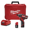 MilwaukeeÂ® M12â„¢ 1/4â€ Hex 2-Speed Cordless Screwdriver w/ (1) Battery Kit