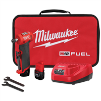 MilwaukeeÂ® M12â„¢ FUELâ„¢ Right Angle Die Grinder 2 Battery Kit