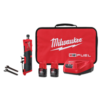 Milwaukee 2486-22 M12 Fuel Inline Die Grinder 2 Battery Kit