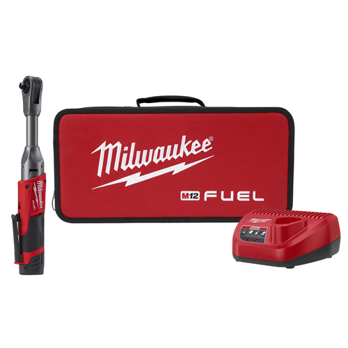 MilwaukeeÂ® M12â„¢ FUELâ„¢ 3/8 in. Extended Reach Ratchet w/ (1) CP2.0 Battery Kit