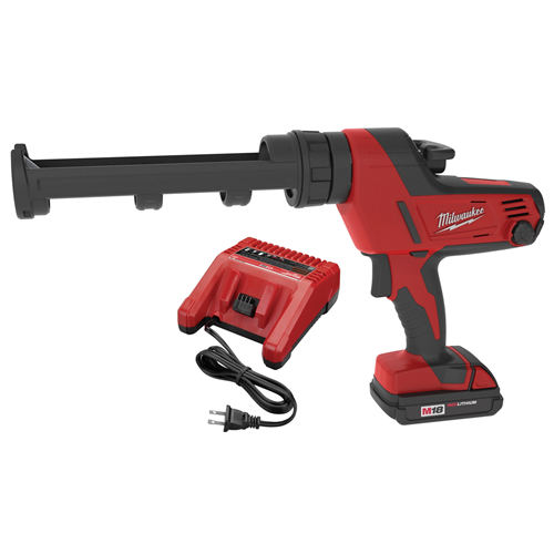 MilwaukeeÂ® M18â„¢ Cordless 10oz. Caulk and Adhesive Gun Kit