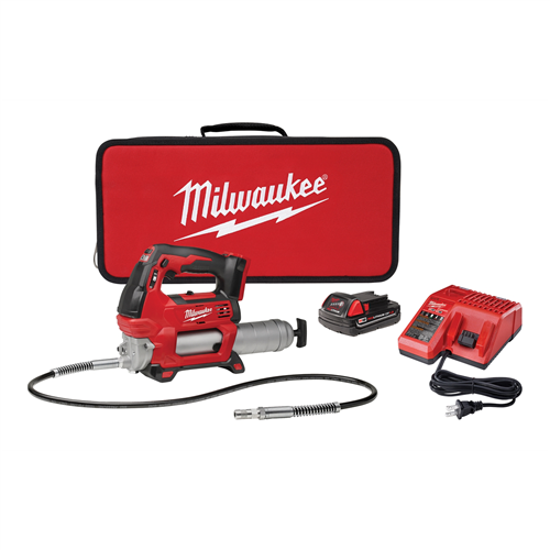 MilwaukeeÂ® M18â„¢ Cordless 2-Speed Grease Gun w/ Battery Kit