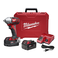 Milwaukee 2658-22</br>M18 3/8" DRIVE IMP WRENCH (2) BATT KIT