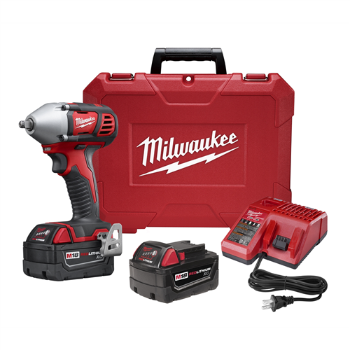 MilwaukeeÂ® M18â„¢ 3/8 in. Drive Impact Wrench w/ (2) Batteries Kit