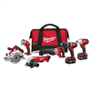 Milwaukee M18 Cordless Lithium-Ion 6-Tool Combo Kit