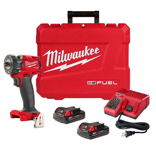 Milwaukee 2854-22Ct M18 Fuel 3/8 Compact Iw W/ Friction Ring Cp2.0 Kit