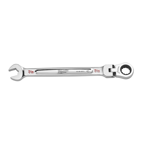 Milwaukee 45-96-9813 7/16" Flex Head Ratcheting Combination Wrench