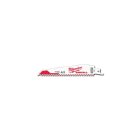 Milwaukee 48-00-5027 12" Sawzall The Ax Nail Embedded Wood Blades, 5 Tpi