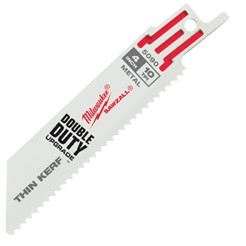 MilwaukeeÂ® 5-Pack of 12â€ with 10/14 TPI Mutli-Material Cutting SAWZALL Reciprocating Saw Blades
