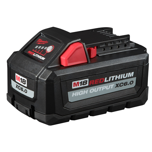 MilwaukeeÂ® M18â„¢ REDLITHIUMâ„¢ High Output Xc 6.0 Battery-Pack