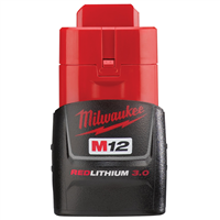 MilwaukeeÂ® M12â„¢ REDLITHIUMâ„¢ 12v 3.0 Compact Battery-Pack