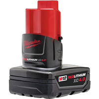 Milwaukee M12â„¢ REDLITHIUMâ„¢ XC 4.0 Extended Capacity Battery-Pack