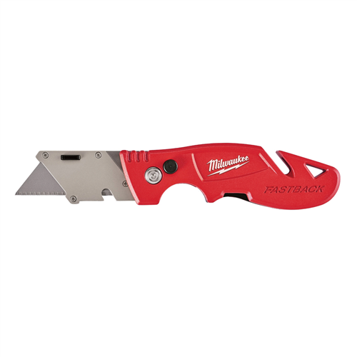 MilwaukeeÂ® Fastback Flip Utility Knife with Blade Storage